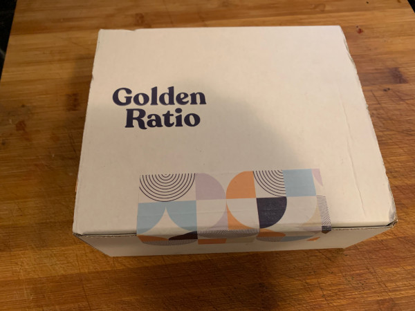 Golden Ratio Coffee Shipping Box