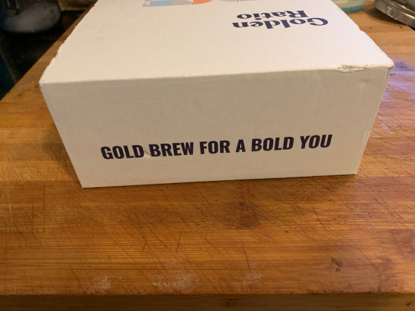 Golden Ratio Coffee Box