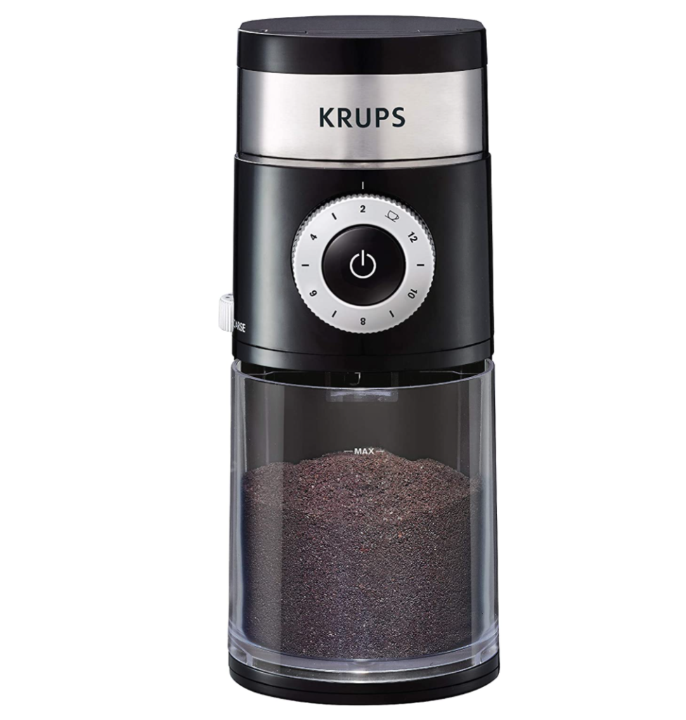 KRUPS Precision Grinder Flat Burr Coffee for Drip/Espresso/PourOver/ColdBrew